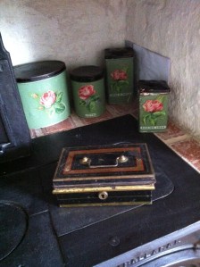 A money box, probably from last century. Without money and without the the means to make money, women were in a very precarious position. 